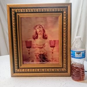 Perfect Easter Gift Vintage Lithograph Framed